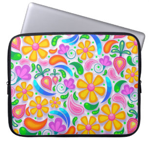 Blommor Laptop Fodral