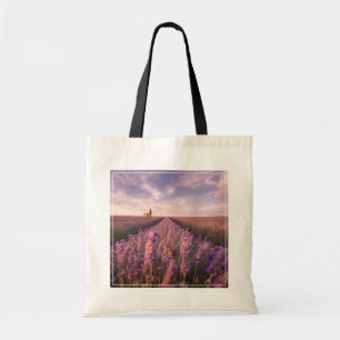 Blommor Lavender Southern Frankrike Tygkasse