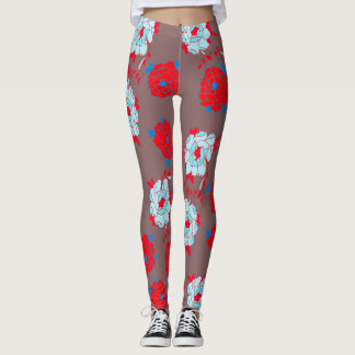 blommor leggings