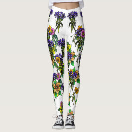 Blommor Leggings