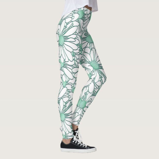 Blommor Leggings (Höger)