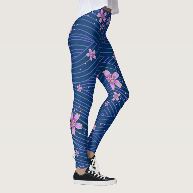 Blommor Leggings (Höger)