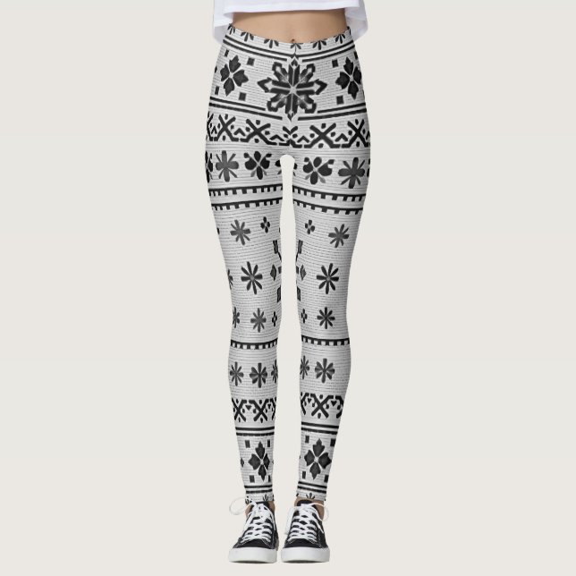 Blommor Leggings (Framsida)