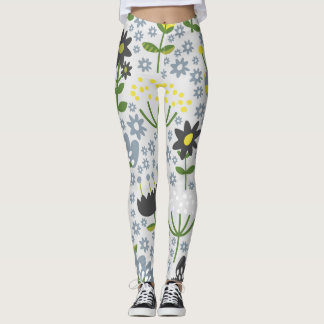 blommor leggings