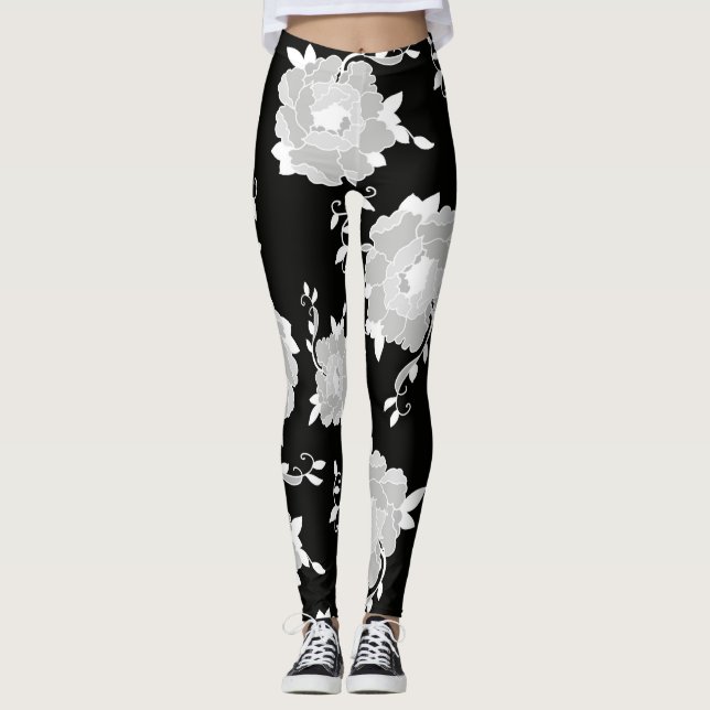 blommor leggings (Framsida)