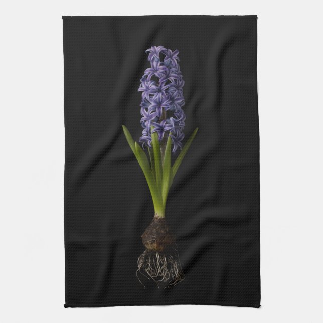 Blommor | Lila Hyacint Bulb Kökshandduk (Vertikal)