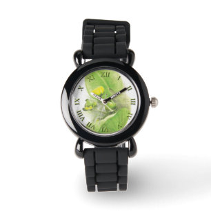 Blommor liljor Pennkonst Armbandsur