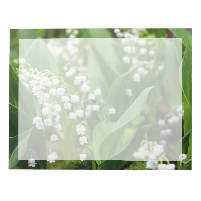 Blommor | Lily of the Valley Sverige Anteckningsblock (Framsida)