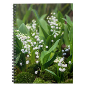 Blommor Lily of the Valley Sverige Anteckningsbok