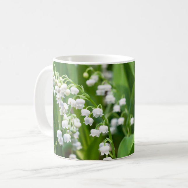 Blommor | Lily of the Valley Sverige Kaffemugg (Framsida vänster)