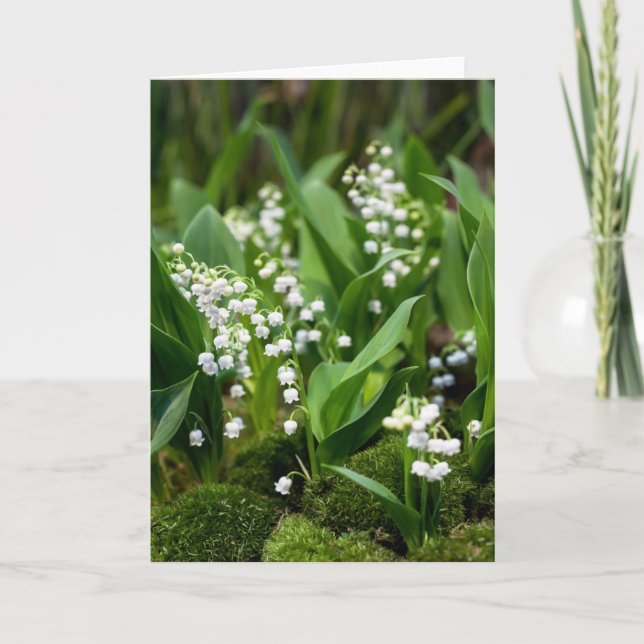 Blommor | Lily of the Valley Sverige Kort (Framsida)