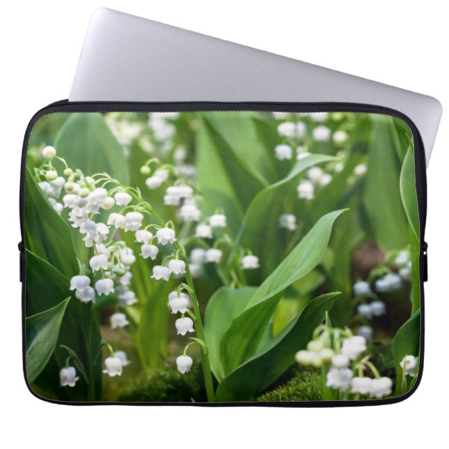 Blommor | Lily of the Valley Sverige Laptop Fodral (Framsidan)
