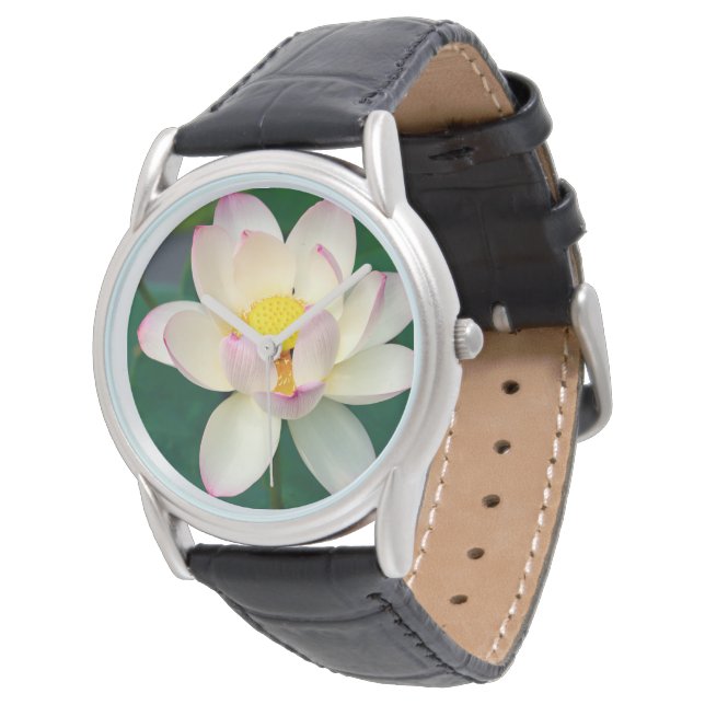 Blommor | Lotus Vatten Flower Armbandsur (Vinklad)