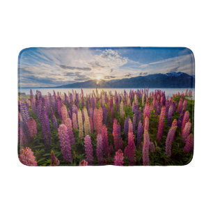Blommor   Lupines Nya Zeeland Badrumsmatta