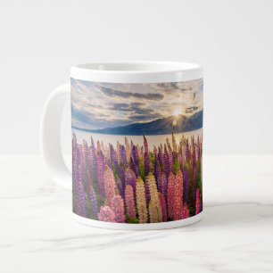Blommor Lupines Nya Zeeland Jumbo Mugg