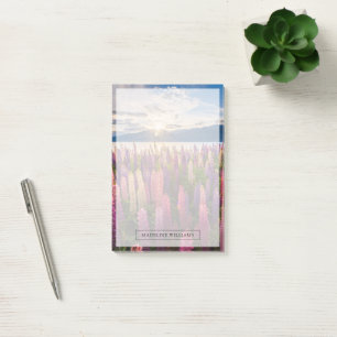 Blommor Lupines Nya Zeeland Post-it Block