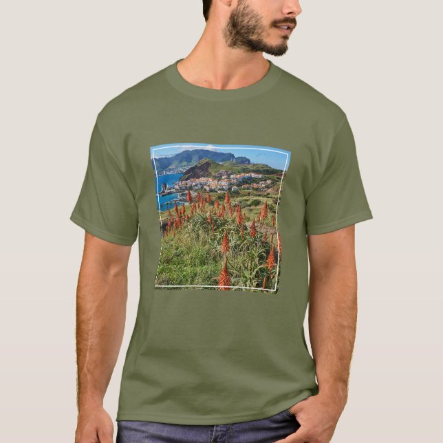 Blommor | Madeira Island Portugal T Shirt (Framsida)