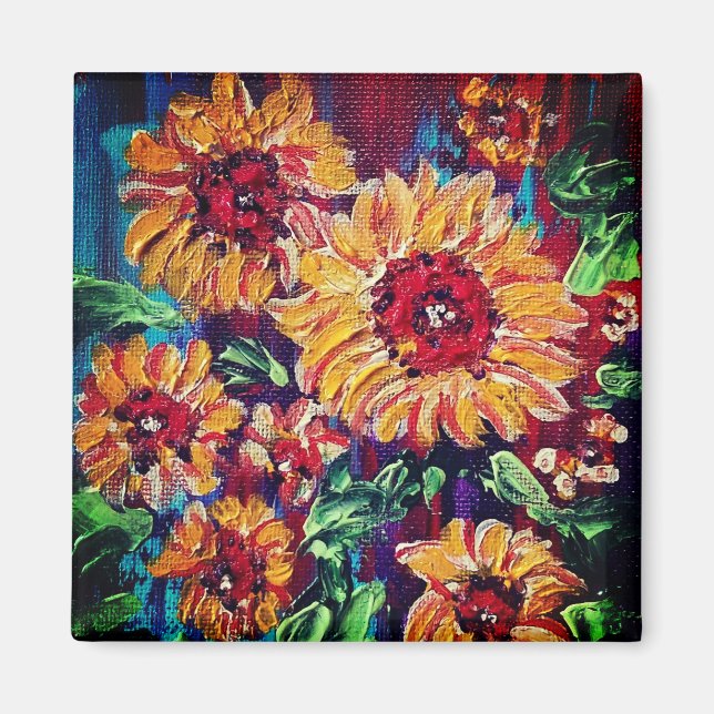 Blommor Magnet (Framsidan)