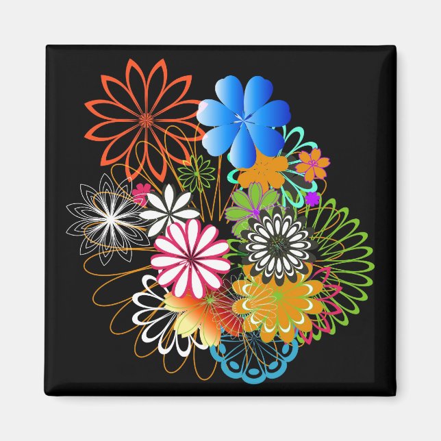Blommor Magnet (Framsidan)
