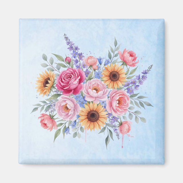 Blommor Magnet (Framsidan)