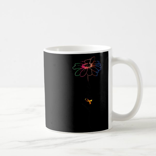 Blommor - Många Sclerosis Awareness Gift Kaffemugg (Höger)