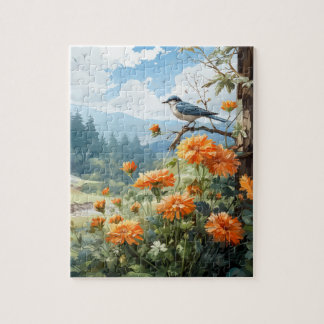 Blommor Marigold Puzzle 110 Pcs. 8" x 10" Pussel