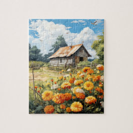 Blommor Marigold Puzzle 110 Pcs. 8" x 10" Pussel