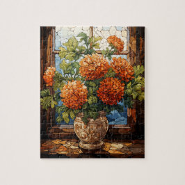 Blommor Marigold Puzzle 110 Pcs. 8" x 10" Pussel