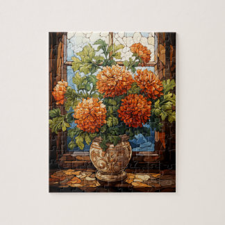 Blommor Marigold Puzzle 110 Pcs. 8" x 10" Pussel