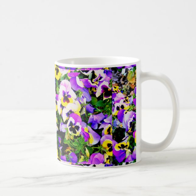 blommor med flera färger kaffemugg (Höger)