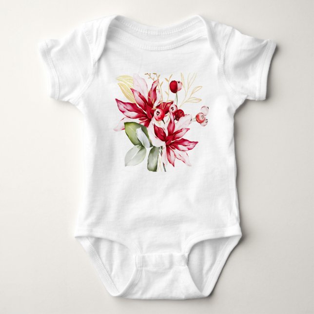 Blommor med helgdag t shirt (Framsida)
