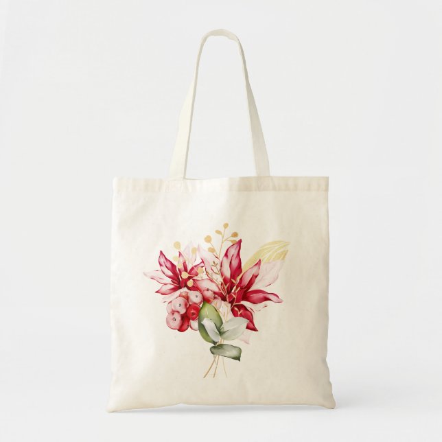 Blommor med helgdag tygkasse (Framsidan)