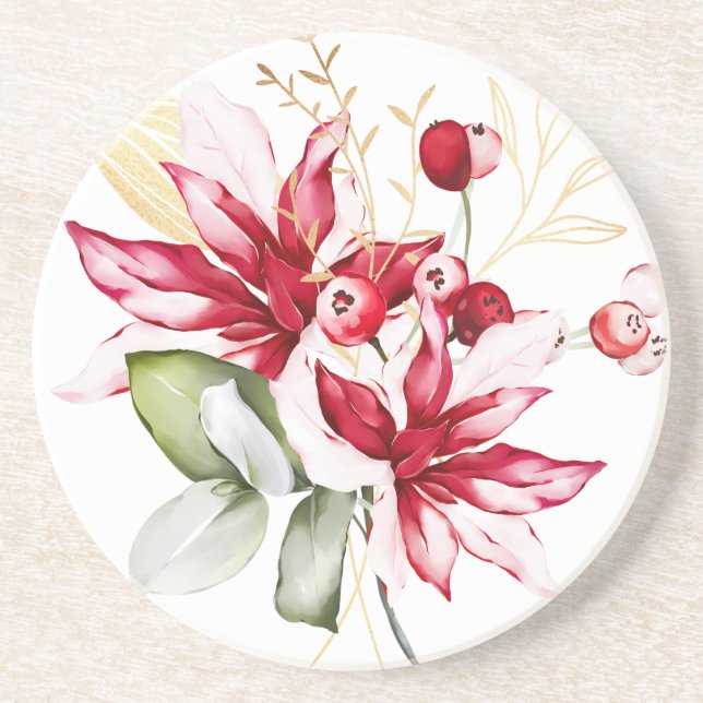 Blommor med helgdag underlägg (Framsidan)