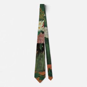 Blommor med murgröna av Henri Rousseau, Vintage Fl Slips