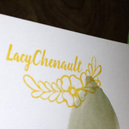Blommor med namn på Personligen Flower Namn Stämpel