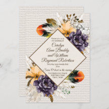 Blommor med Pampas Grass och Feather Bröllop