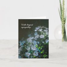 Blommor med regndroppar, Elegant Sympati