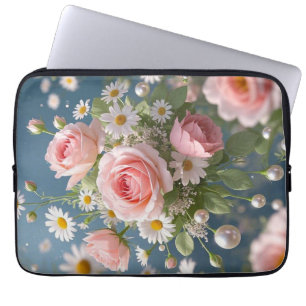 Blommor med tidlös extravagant elegans laptop fodral