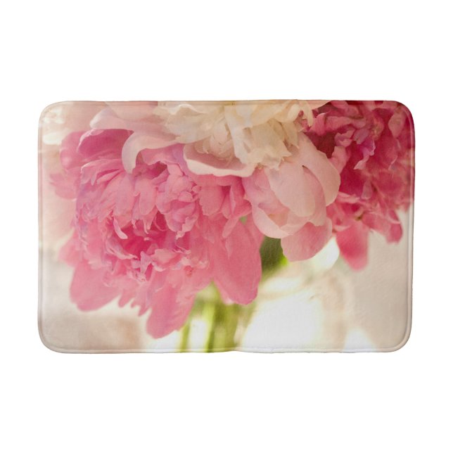 Blommor Medium Badrumsmattor (Framsidan)