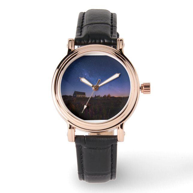 Blommor | Milky Way Nya Zeeland Armbandsur (Framsida)