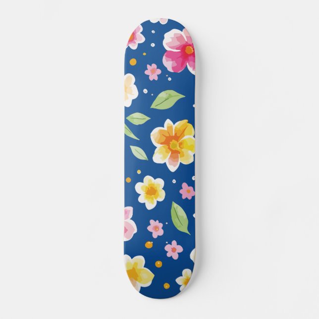 Blommor Mini Skateboard Bräda 18,5 Cm (Framsida)
