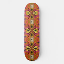 blommor mini skateboard bräda 18,5 cm