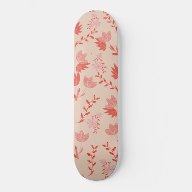 Blommor Mini Skateboard Bräda 18,5 Cm (Framsida)