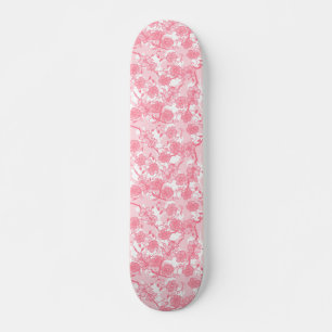 blommor mini skateboard bräda 18,5 cm