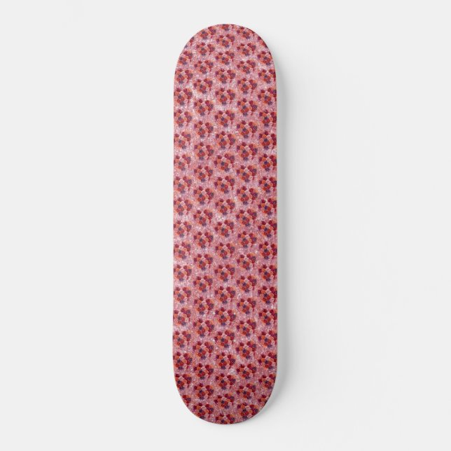 Blommor Mini Skateboard Bräda 18,5 Cm (Framsida)