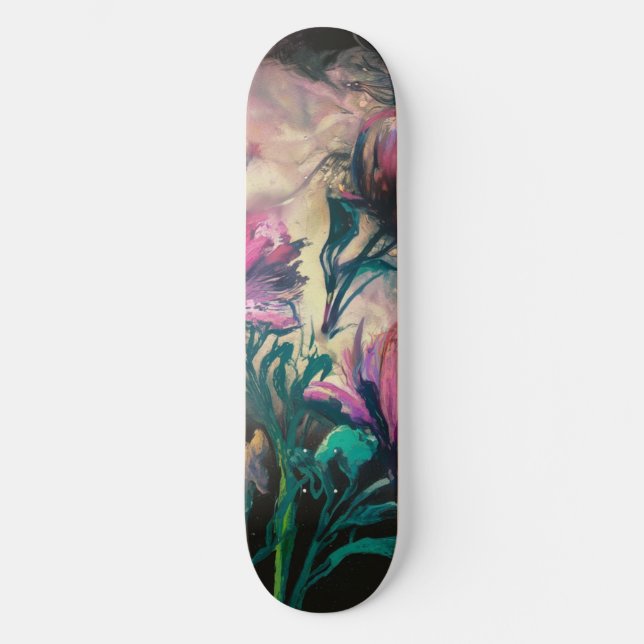 Blommor Mini Skateboard Bräda 18,5 Cm (Framsida)