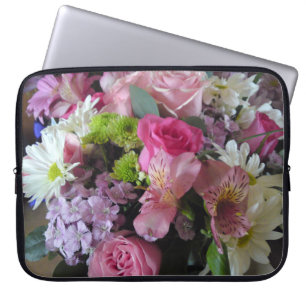 Blommor Mix Laptop sleeve
