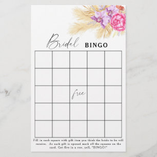 blommor - Möhippa bingo-spel