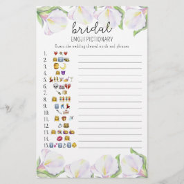 Blommor - möhippa emoji pictionary-spel