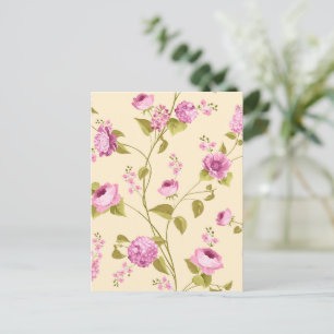 Blommor Mönster 16 Helg Vykort